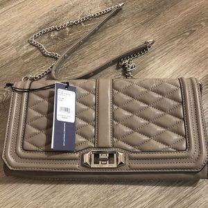 Leather Clutch w/ Strap